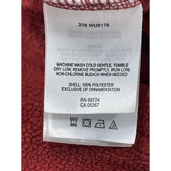 Columbia Men’s Sz Large 1/4 Zip Red Pullover Long Sleeve High Neck Casual Hiking - Picture 10 of 10